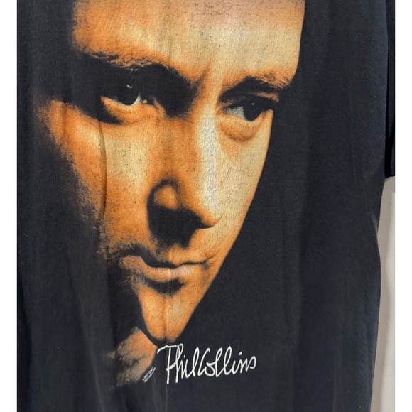 Phil Collins (VTG) - 1990 World Tour Concert T-Shirt - Picture 3 of 7